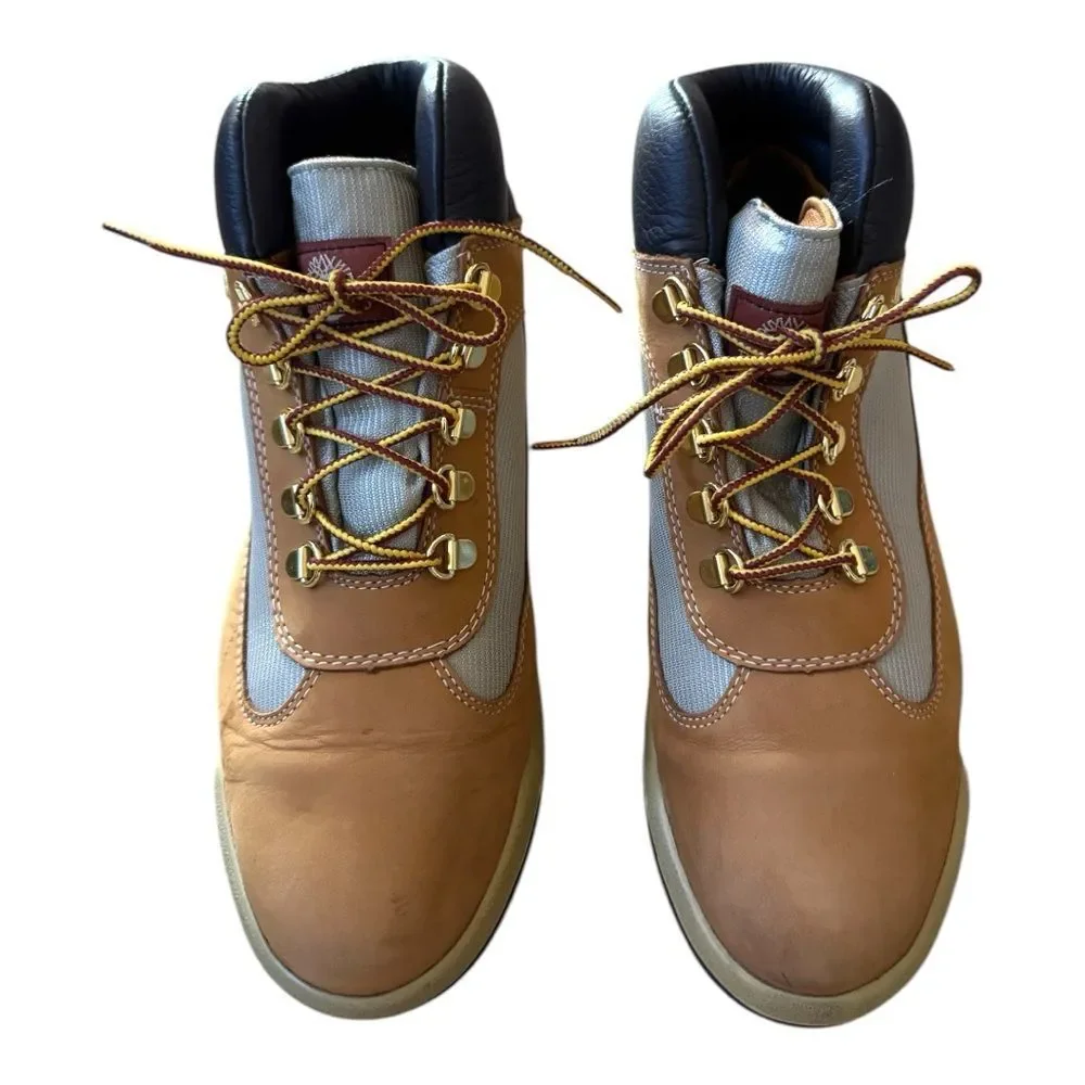 Timberland Men's Wheat and Black Leather Chukka Boots